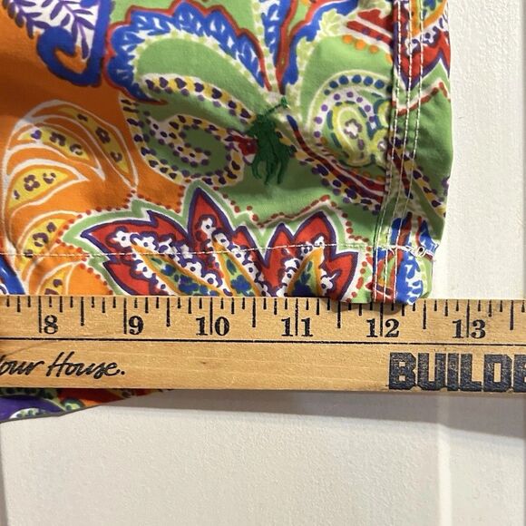 Polo Ralph Lauren Multicolor Paisley Swim Trunks Men’s XXL Drawstring Clean  - Picture 6 of 7